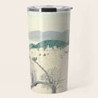 Anna Mary Robertson 'Grandma' Moses To Grandma's House We Go on Thanksgiving Day Folk Art Travel Mug Gallery Image 1