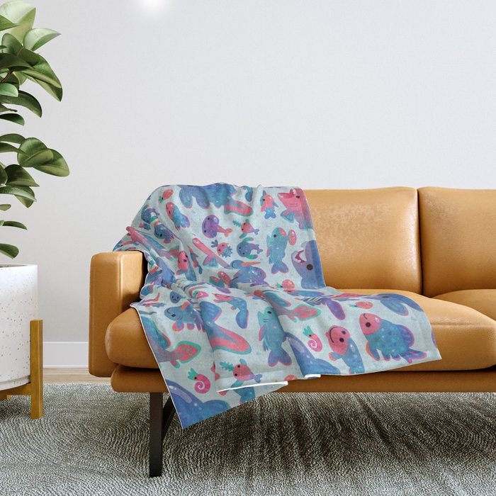 Devonian baby Throw Blanket Gallery Image 1