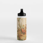 Antique 18th Century Chinoiserie Scene Jean Baptiste Pillement Water Bottle Gallery Image 3