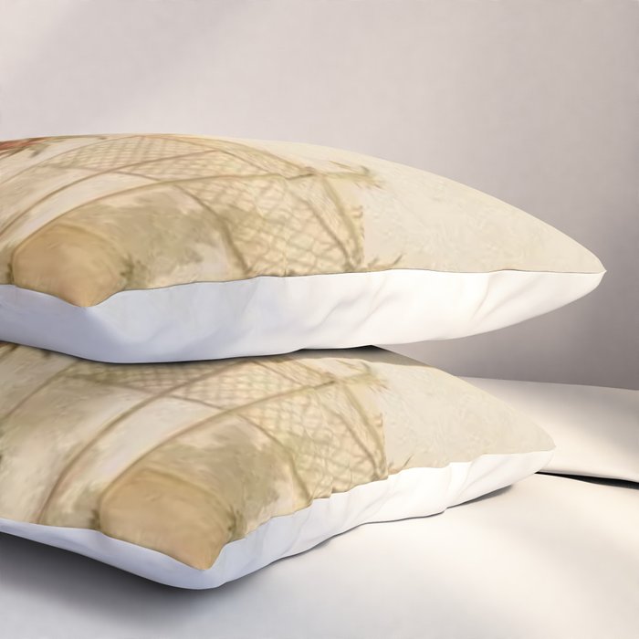 Antique 18th Century Chinoiserie Scene Jean Baptiste Pillement Pillow Sham Gallery Image 3