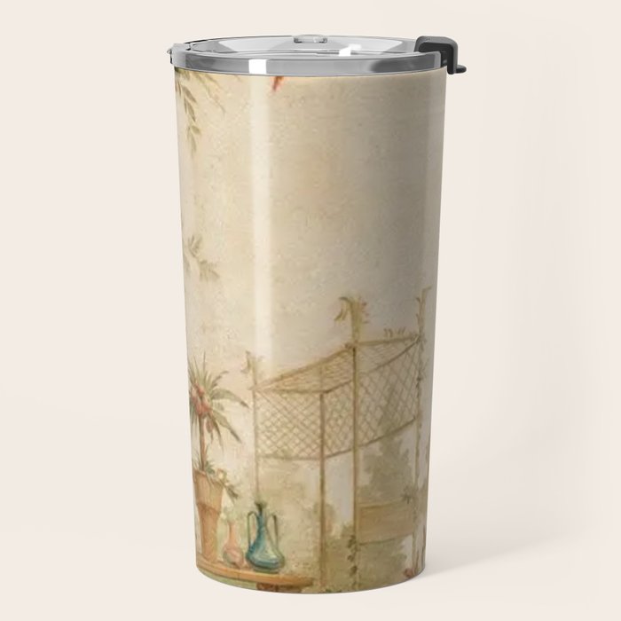 Antique 18th Century Chinoiserie Scene Jean Baptiste Pillement Travel Mug Gallery Image 2