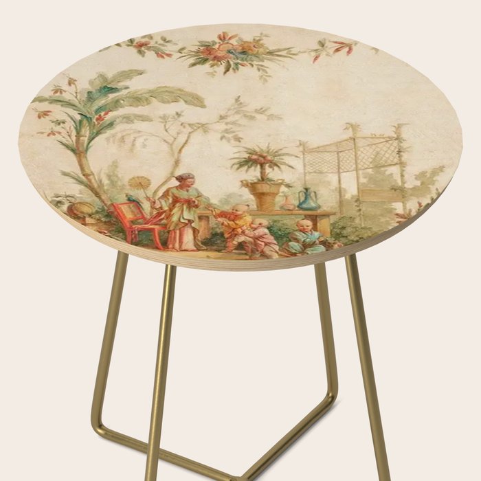 Antique 18th Century Chinoiserie Scene Jean Baptiste Pillement Side Table Gallery Image 2