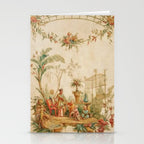 Antique 18th Century Chinoiserie Scene Jean Baptiste Pillement Stationery Card Gallery Image 2