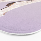 These Boots - Glitter Purple Miami Vibes Bath Mat Gallery Image 3