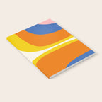 Colorful Abstract Retro Groove Pop Pattern Notebook Gallery Image 2