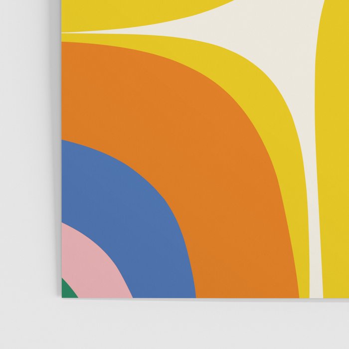 Colorful Abstract Retro Groove Pop Pattern Poster Gallery Image 3