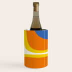 Colorful Abstract Retro Groove Pop Pattern Wine Chiller Gallery Image 3