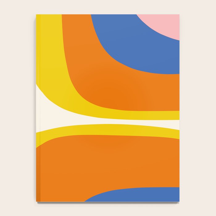 Colorful Abstract Retro Groove Pop Pattern Notebook Gallery Image 4