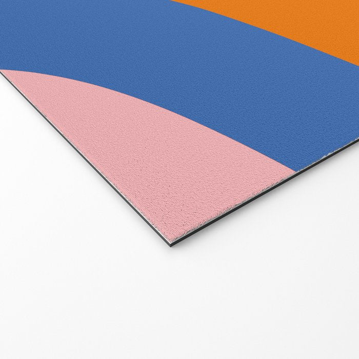 Colorful Abstract Retro Groove Pop Pattern Welcome Mat Gallery Image 2