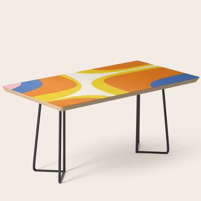 Colorful Abstract Retro Groove Pop Pattern Coffee Table Gallery Image 1