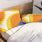 Colorful Abstract Retro Groove Pop Pattern Pillow Sham Gallery Image 2