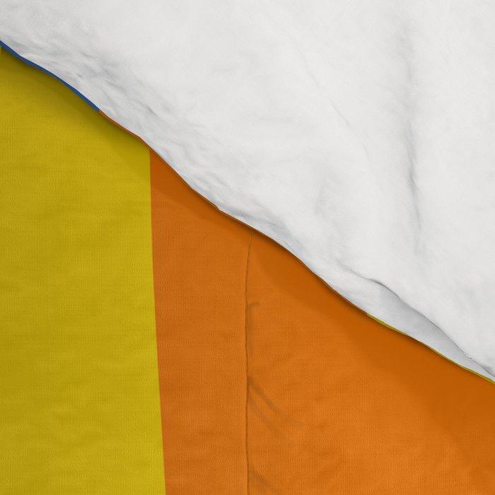 Colorful Abstract Retro Groove Pop Pattern Comforter Gallery Image 4