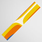 Colorful Abstract Retro Groove Pop Pattern Table Runner Gallery Image 3