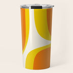 Colorful Abstract Retro Groove Pop Pattern Travel Mug Gallery Image 1