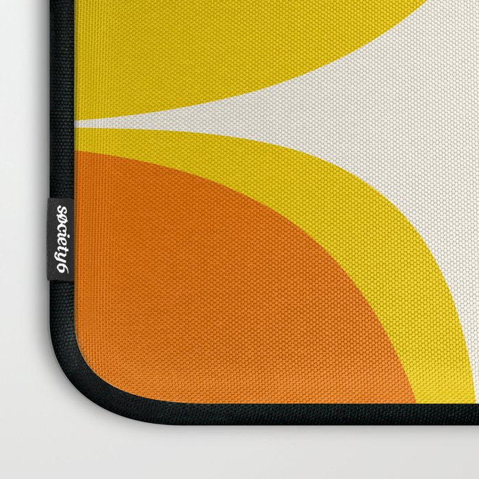 Colorful Abstract Retro Groove Pop Pattern Laptop Sleeve Gallery Image 3