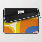Colorful Abstract Retro Groove Pop Pattern Laptop Sleeve Gallery Image 2