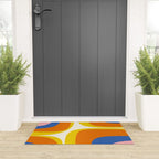Colorful Abstract Retro Groove Pop Pattern Welcome Mat Gallery Image 3