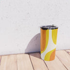 Colorful Abstract Retro Groove Pop Pattern Travel Mug Gallery Image 4