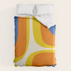 Colorful Abstract Retro Groove Pop Pattern Duvet Cover Gallery Image 6