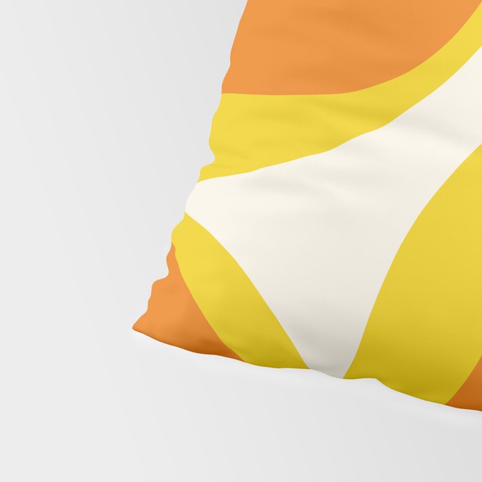 Colorful Abstract Retro Groove Pop Pattern Pillow Sham Gallery Image 4