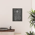 Soccer Ball Patent - Football Art - Black Chalkboard Poster Gallery Image 2