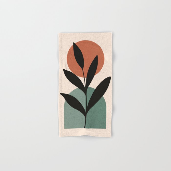 Abstract Art Tropical Leaf 16 Bath Towel Gallery Image 1