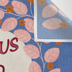 A Curious Mind Inspirational Floral Design Wall Tapestry Gallery Image 3