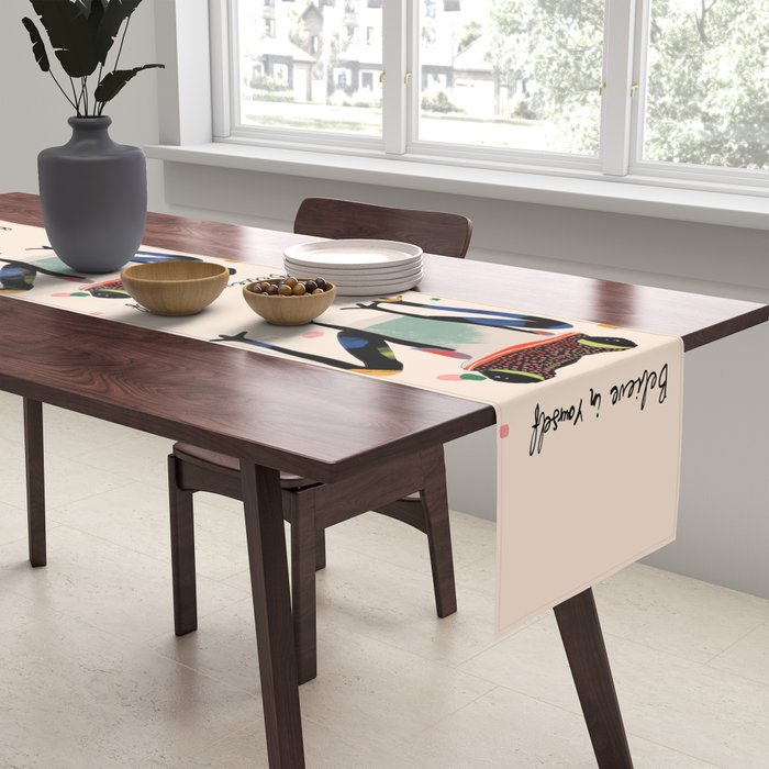 Believe and Leap Table Runner Gallery Image 2