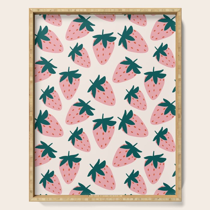 Cute Strawberry  Serving Tray Gallery Image 1