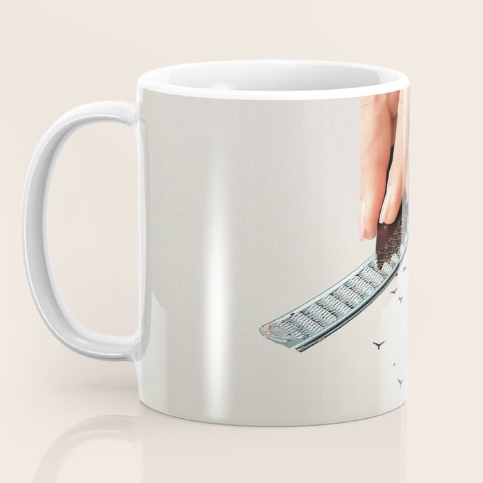 Garnished Flock - Flying Chocolate Birds Coffee Mug Gallery Image 3
