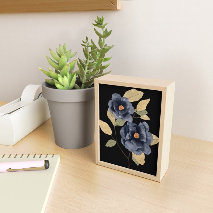 Back roses Mini Art Print Gallery Image 2