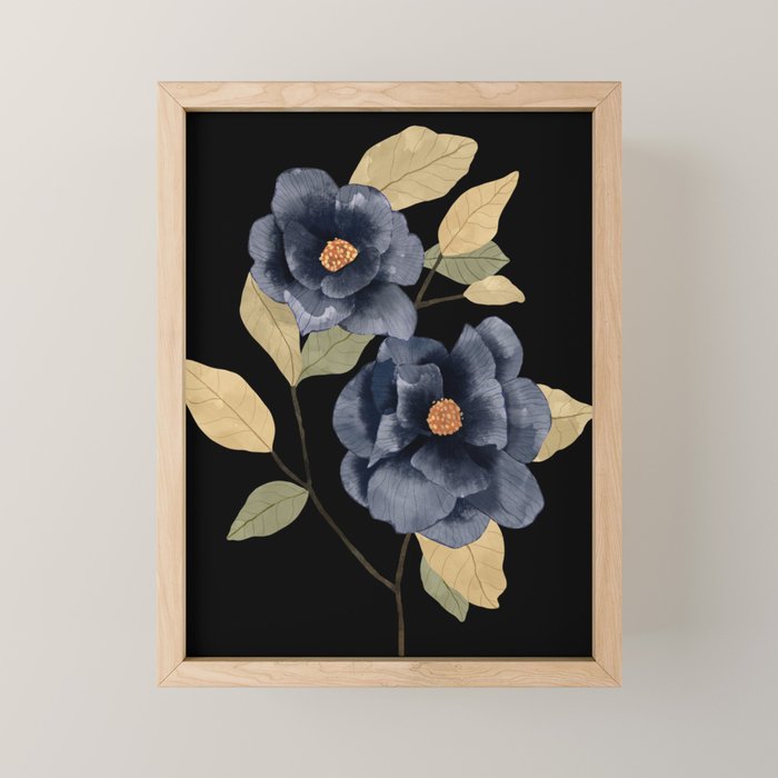 Back roses Mini Art Print Gallery Image 1