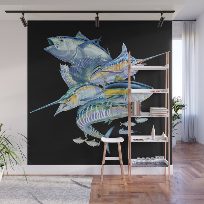 Saltwater Fish Wall Mural