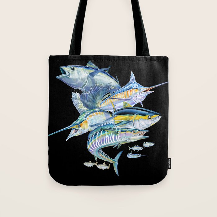 Saltwater Fish Tote Bag Gallery Image 1