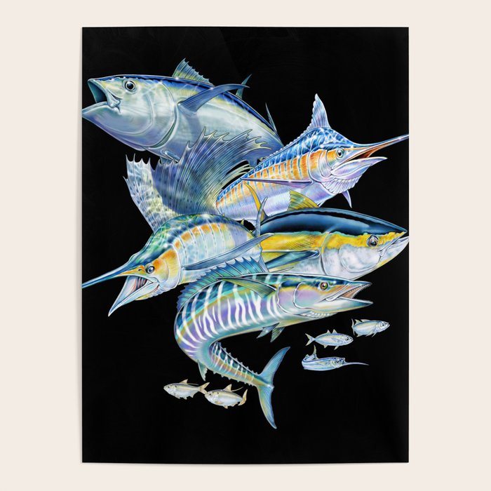 Saltwater Fish Poster Gallery Image 1