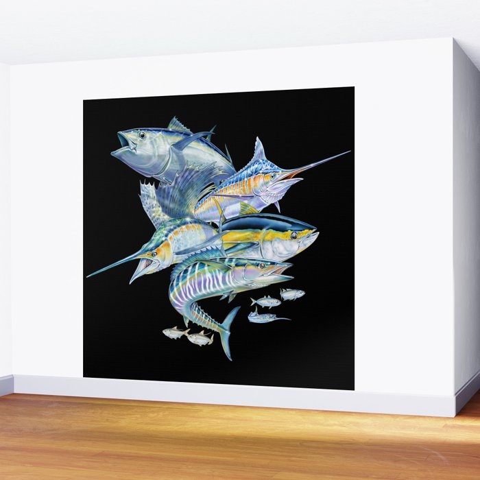 Saltwater Fish Wall Mural Gallery Image 2