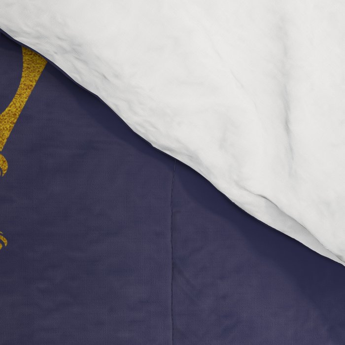 Royal Blue with Gold Crowns Comforter Gallery Image 4