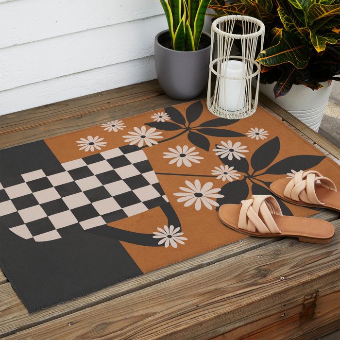 Daisy Daydreams 4 Outdoor Rug Gallery Image 2