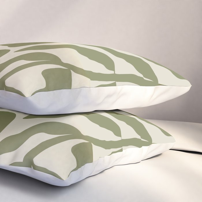 Mid-Century floral Pillow Sham Gallery Image 3