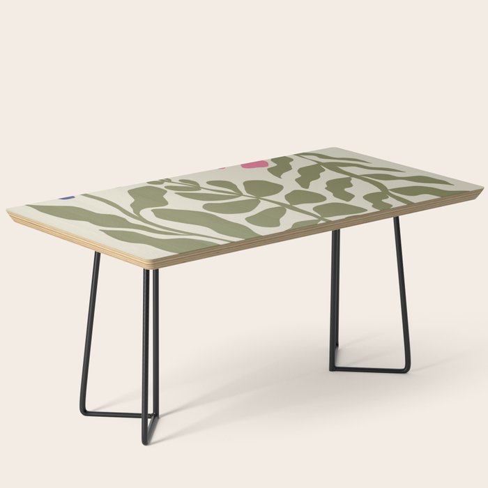 Mid-Century floral Coffee Table Gallery Image 1