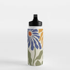 Mid-Century floral Water Bottle Gallery Image 3