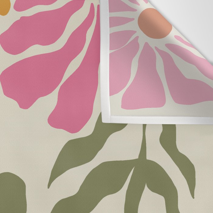 Mid-Century floral Wall Tapestry Gallery Image 3