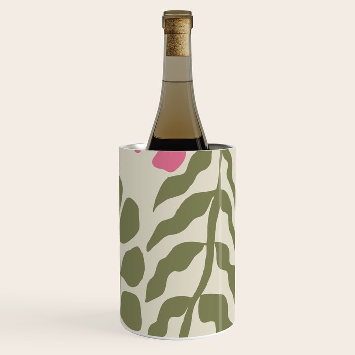 Mid-Century floral Wine Chiller Gallery Image 3