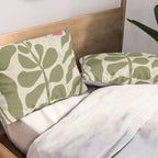 Mid-Century floral Pillow Sham Gallery Image 2