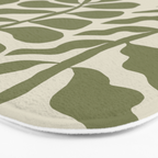Mid-Century floral Bath Mat Gallery Image 3
