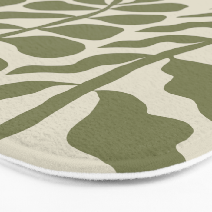 Mid-Century floral Bath Mat Gallery Image 3