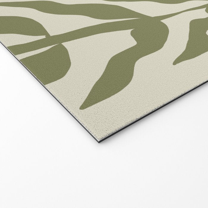 Mid-Century floral Welcome Mat Gallery Image 2