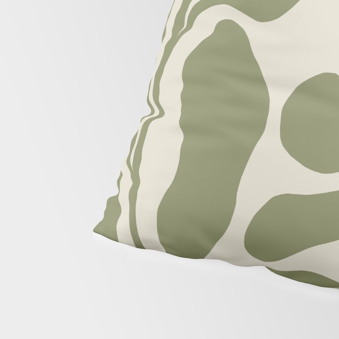 Mid-Century floral Pillow Sham Gallery Image 4