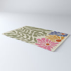 Mid-Century floral Rug Gallery Image 3
