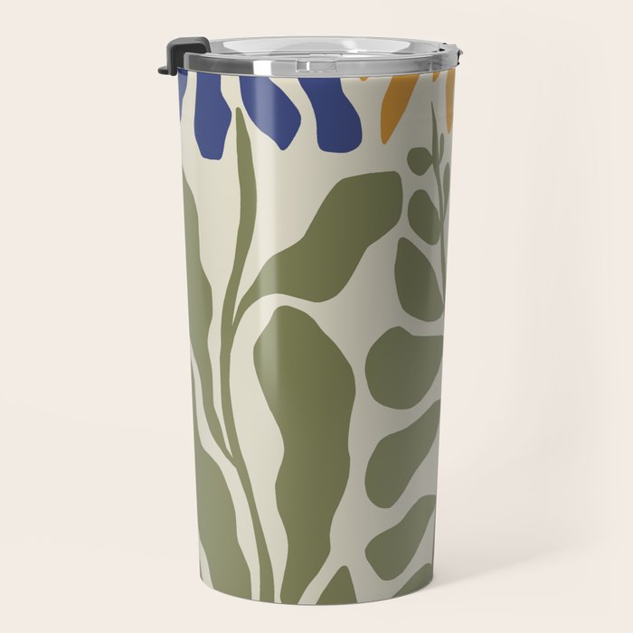 Mid-Century floral Travel Mug Gallery Image 3